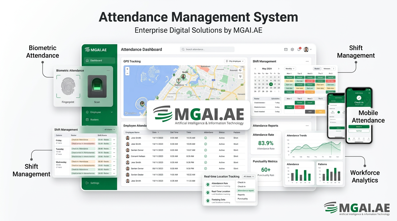 Attendance Management System dashboard deployment preview