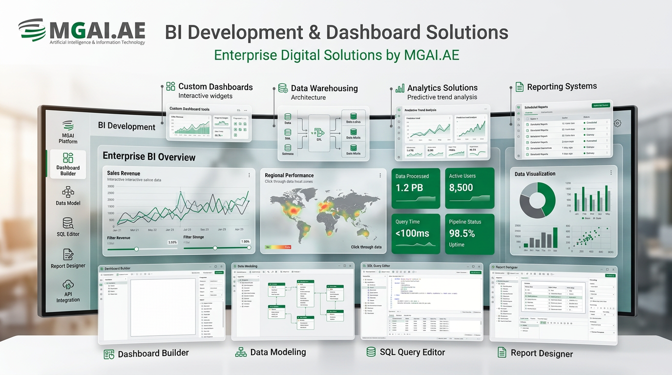 BI Development & Dashboard Solutions dashboard deployment preview