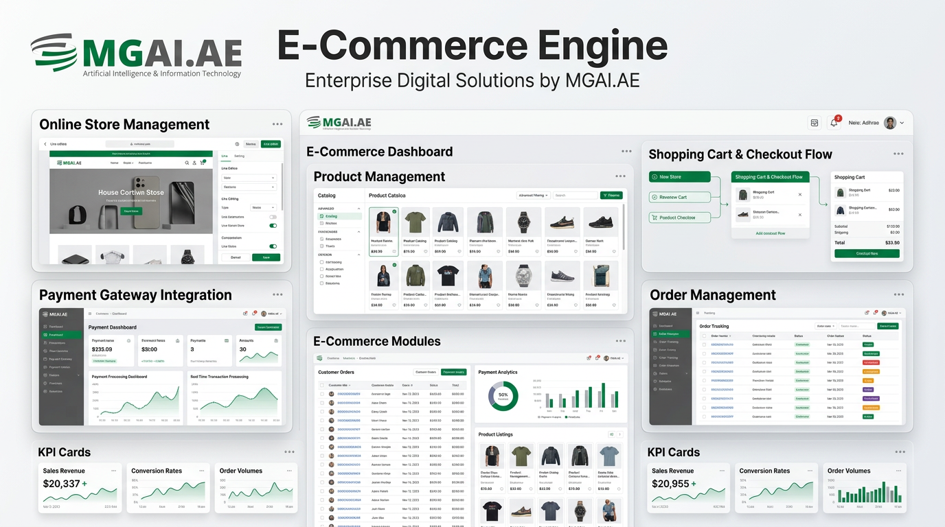 E-Commerce Engine dashboard deployment preview