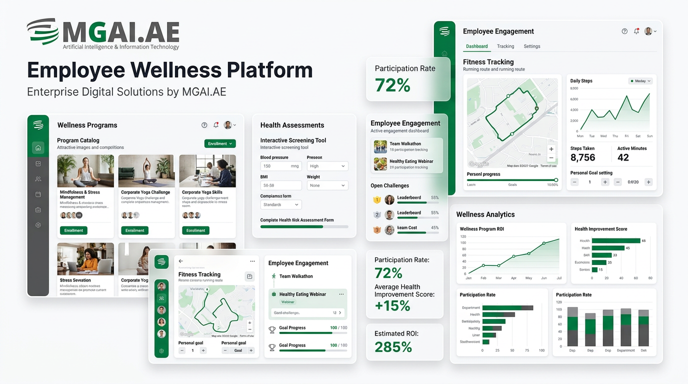 Employee Wellness Platform dashboard deployment preview