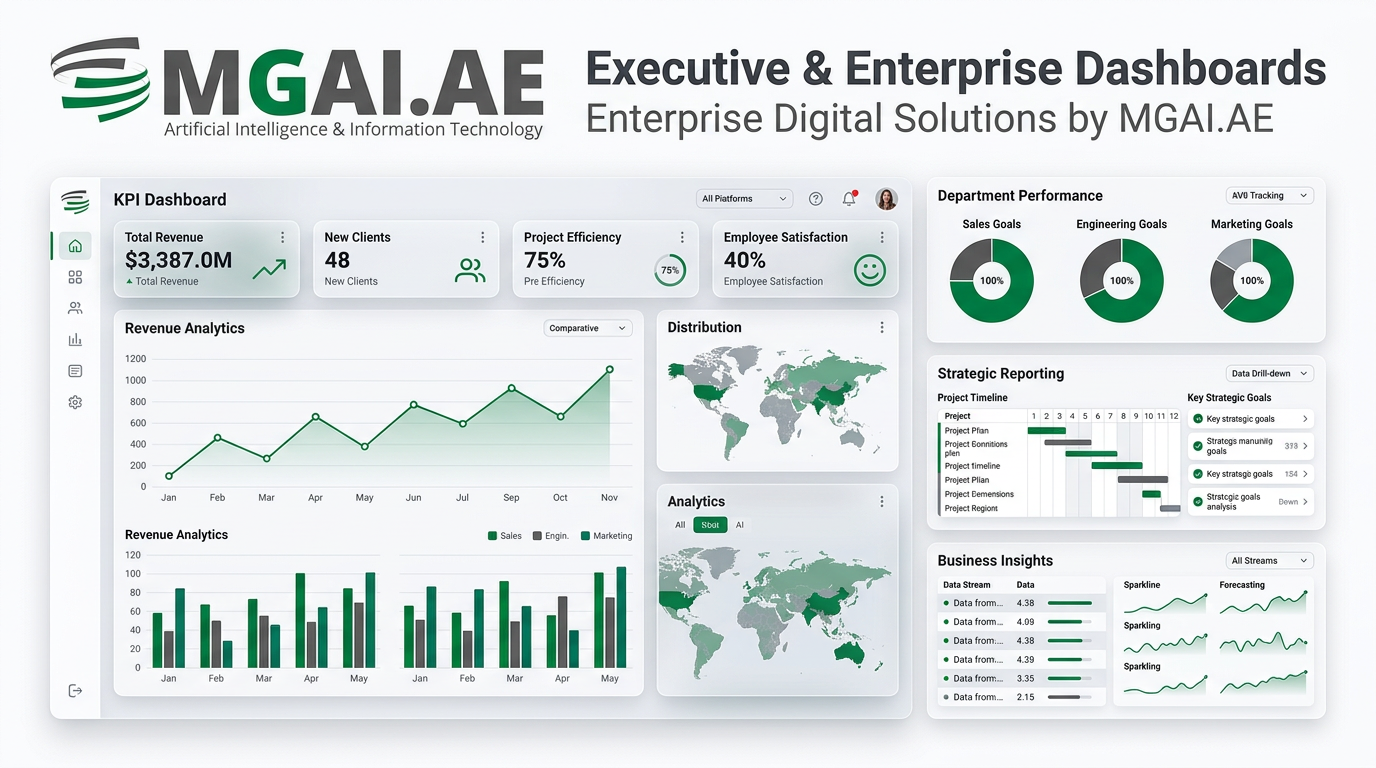 Executive & Enterprise Dashboards dashboard deployment preview