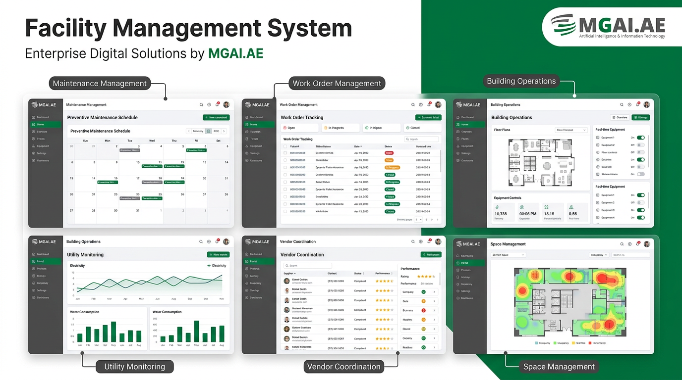 Facility Management System dashboard deployment preview