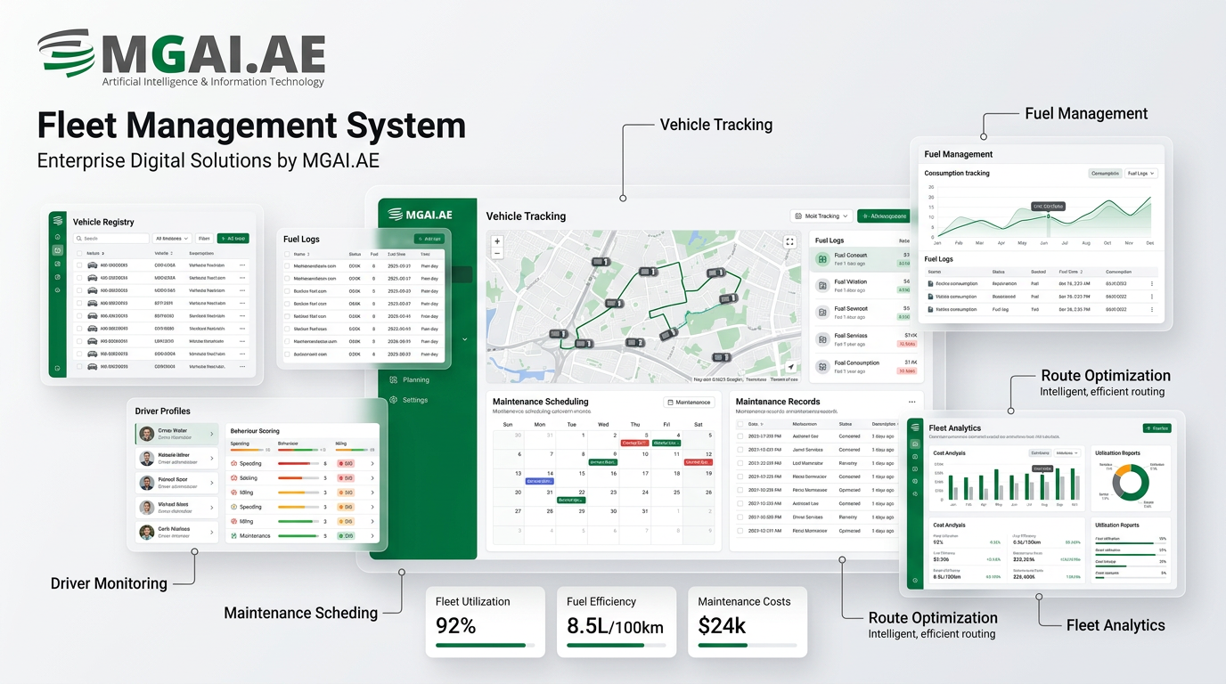 Fleet Management System dashboard deployment preview