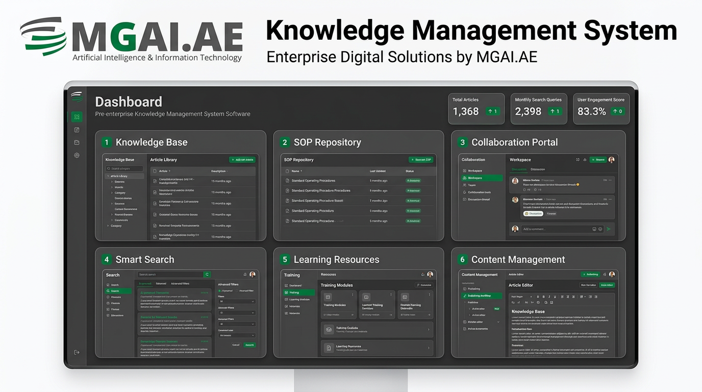 Knowledge Management System dashboard deployment preview