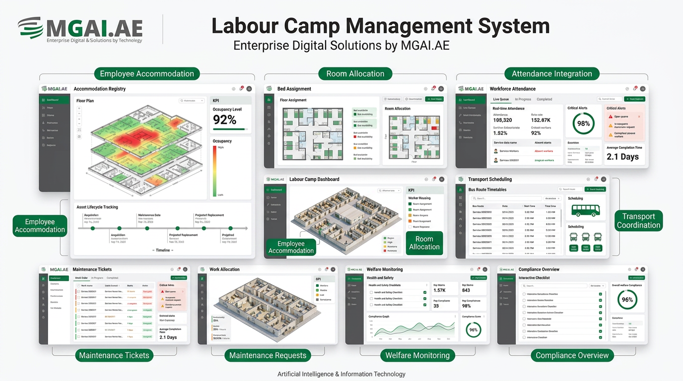 Labour Camp Management System dashboard deployment preview