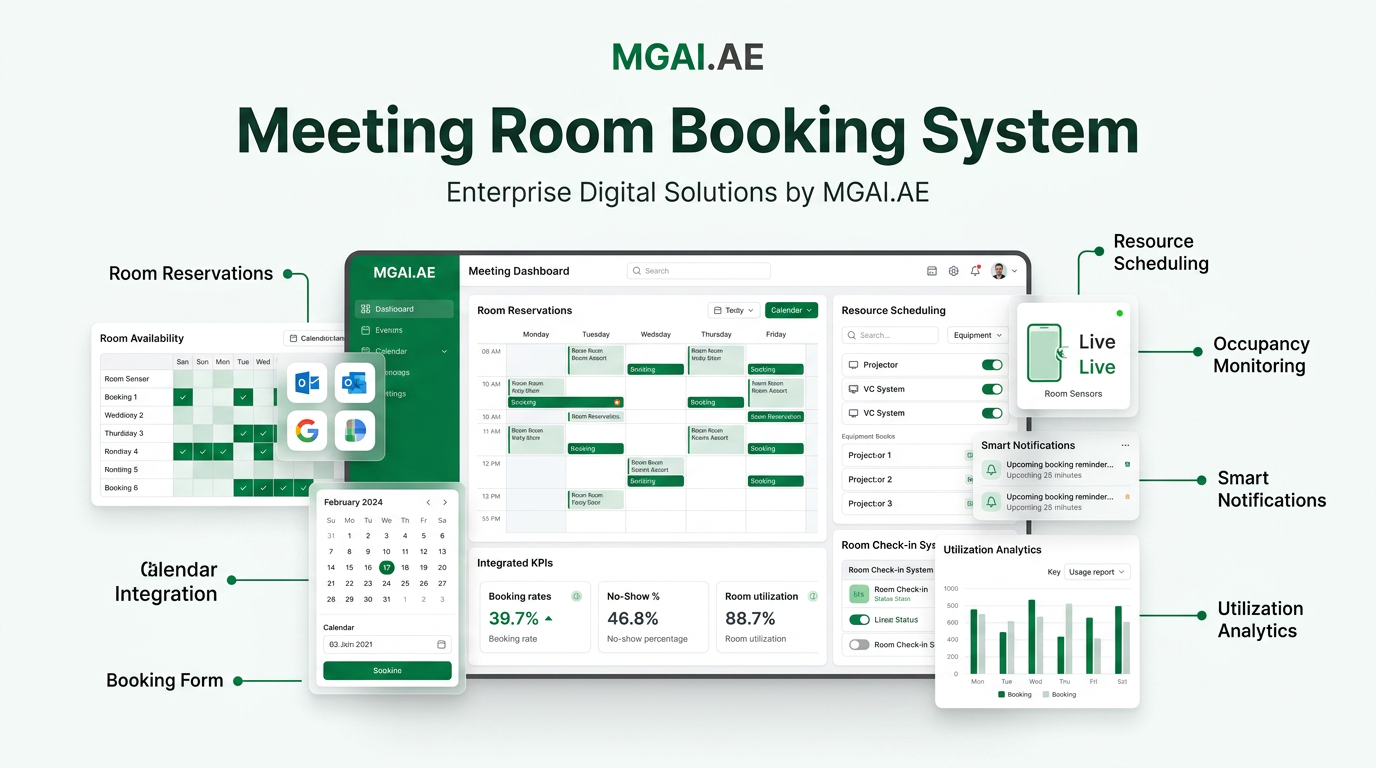 Meeting Room Booking System dashboard deployment preview