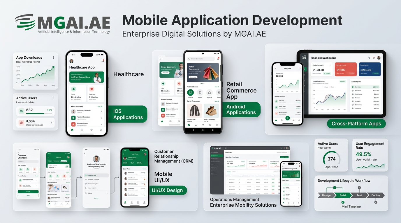 Mobile Application Development dashboard deployment preview