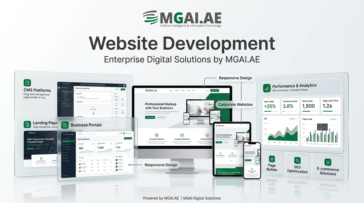 Website Development dashboard deployment preview