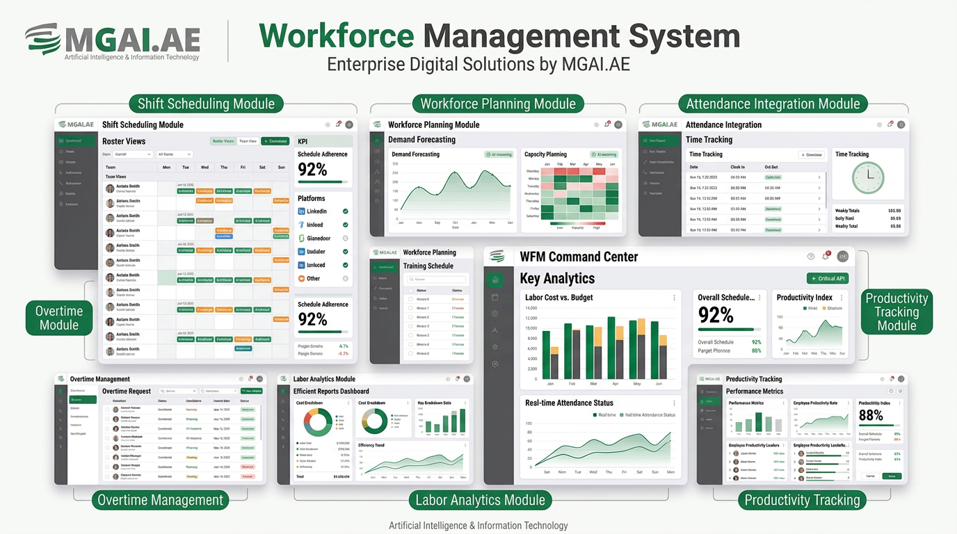 Workforce Management System dashboard deployment preview